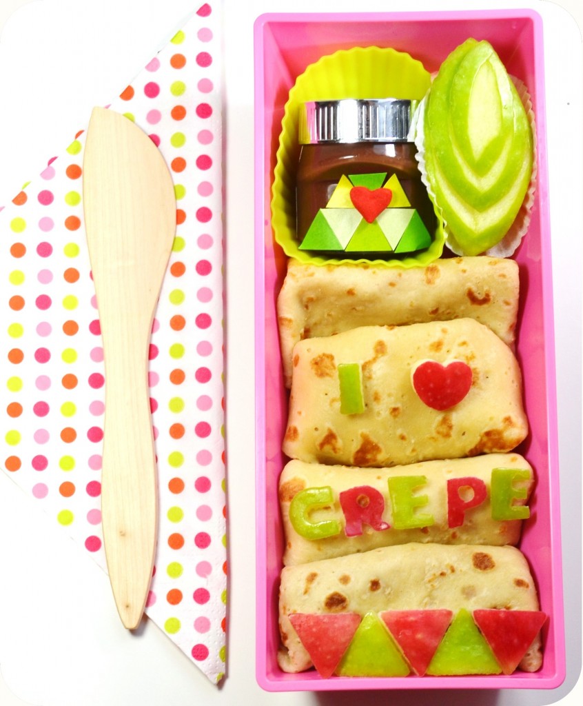 bento-crêpe-gouter-dessert-nutella-pomme-végétarien