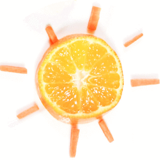 soleil orange gif